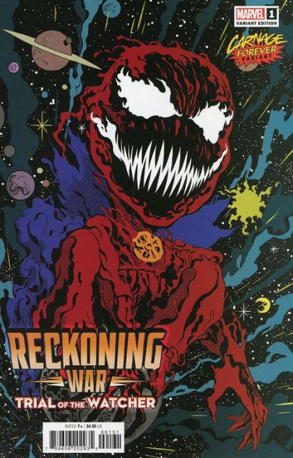 Reckoning War: Trial of the Watcher #1C (Javier Rodriguez Carnage Forever Cover) Cover