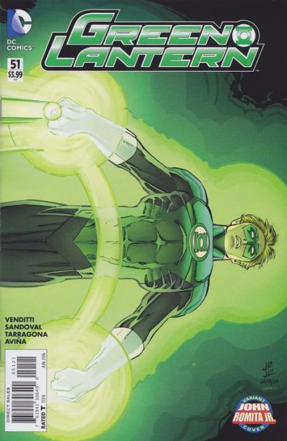 Green Lantern, Vol. 5 #51B (John Romita Jr. Variant) Cover