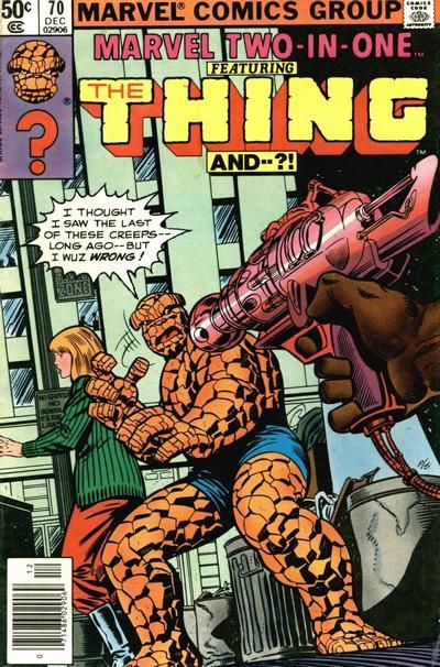 Marvel Two-in-One, Vol. 1 #70B (Newsstand Edition) Cover