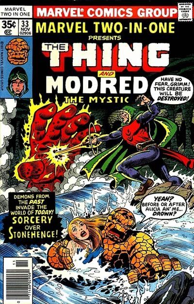 Marvel Two-in-One, Vol. 1 #33B (Newsstand Edition) Cover