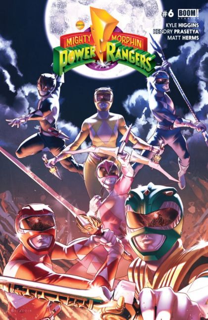 Mighty Morphin Power Rangers, Vol. 1 (Boom! Studios) #6A (Jamal Campbell Regular) Cover