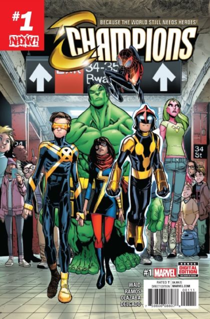 Champions, Vol. 2 (Marvel) #1A (Humberto Ramos Regular) Cover