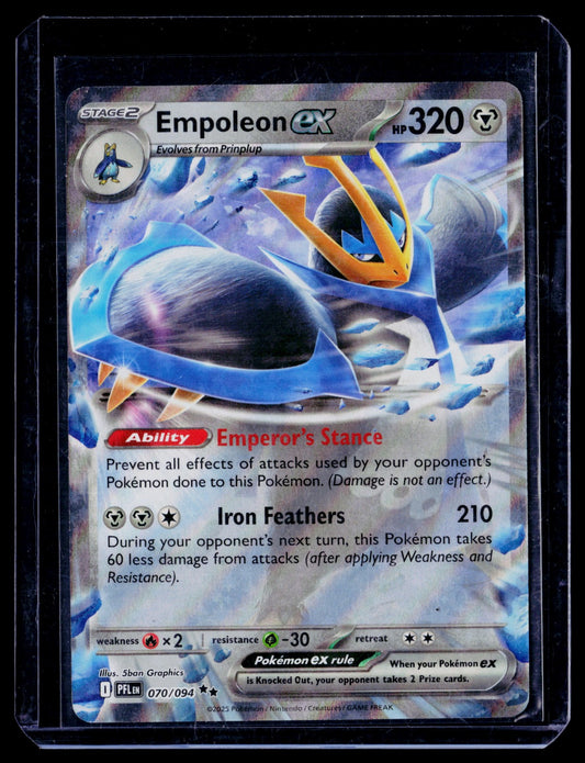 Empoleon ex Holo Double Rare ME02: Phantasmal Flames 070/094 NM
