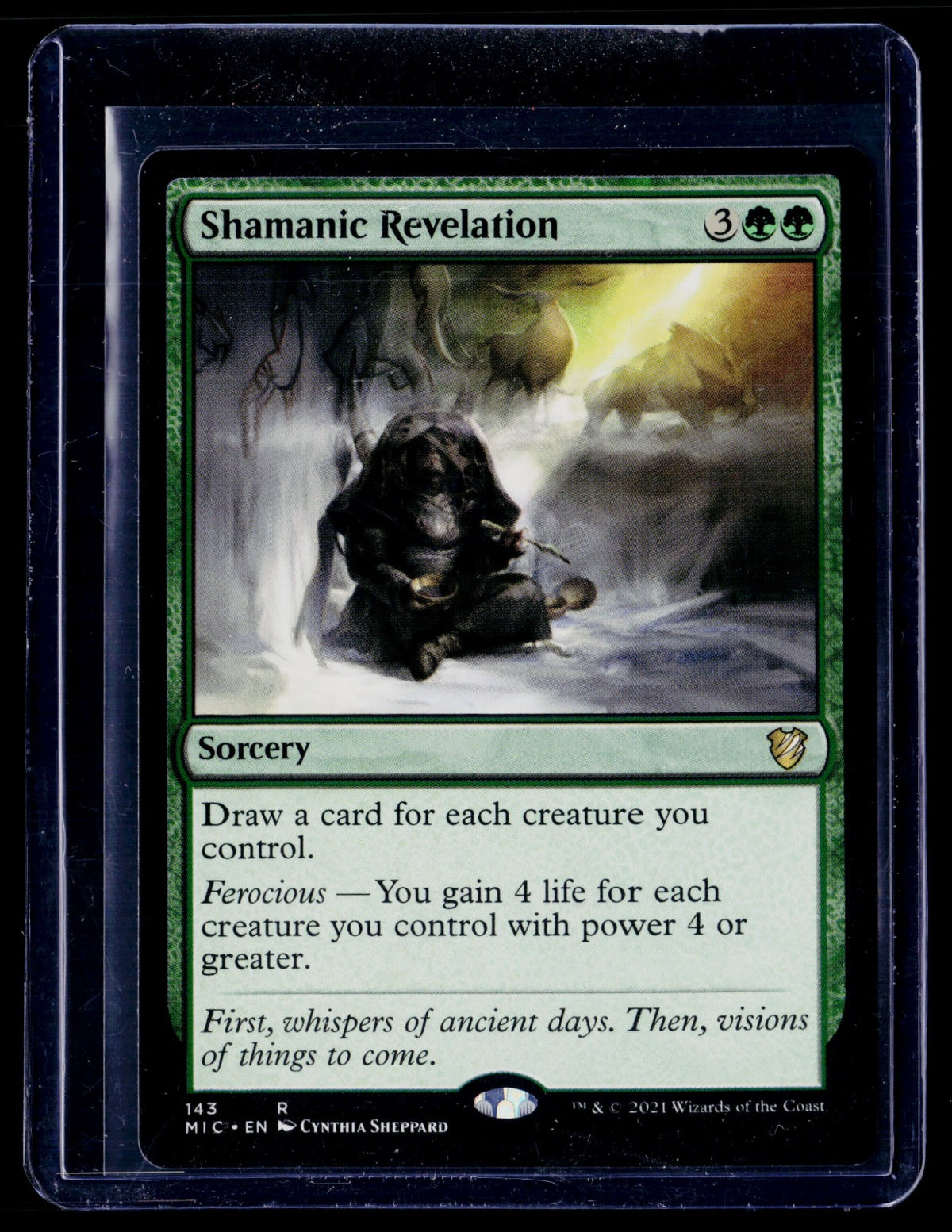 Shamanic Revelation R Commander: Innistrad: Midnight Hunt 143 NM