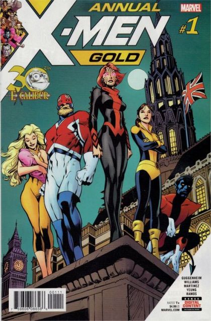 X-Men: Gold, Vol. 2 Annual #1 (Alan Davis Regular) Cover