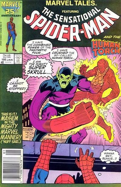 Marvel Tales, Vol. 2 #195B (Newsstand Edition) Cover