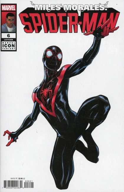 Miles Morales: Spider-Man, Vol. 2 #6B (Stefano Caselli Marvel Icon Variant) Cover