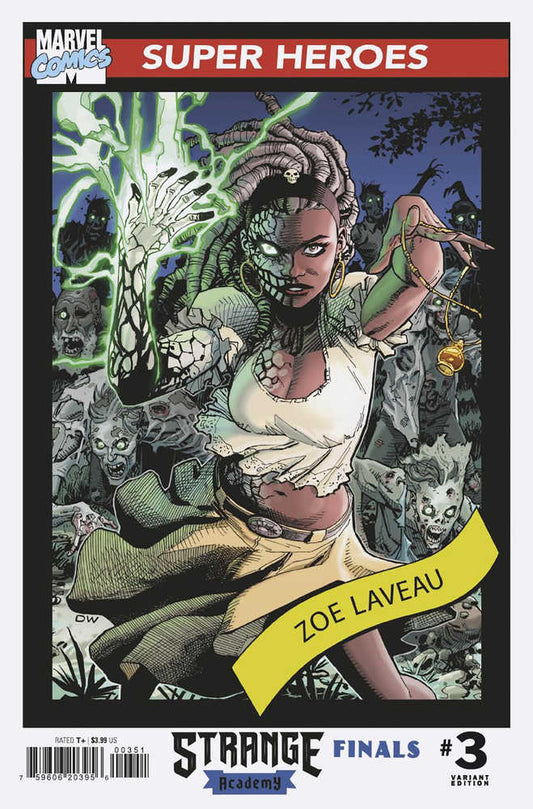 Strange Academy Finals #3 Weaver Trading Card Variant