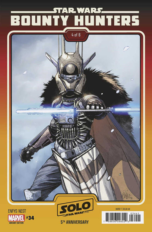 Star Wars: Bounty Hunters 34 Leinil Yu Enfys Nest Solo 5TH Anniversary Movie Variant