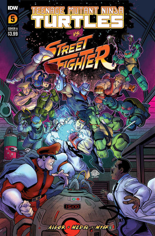 Teenage Mutant Ninja Turtles vs. Street Fighter #5 Cover A (Medel)