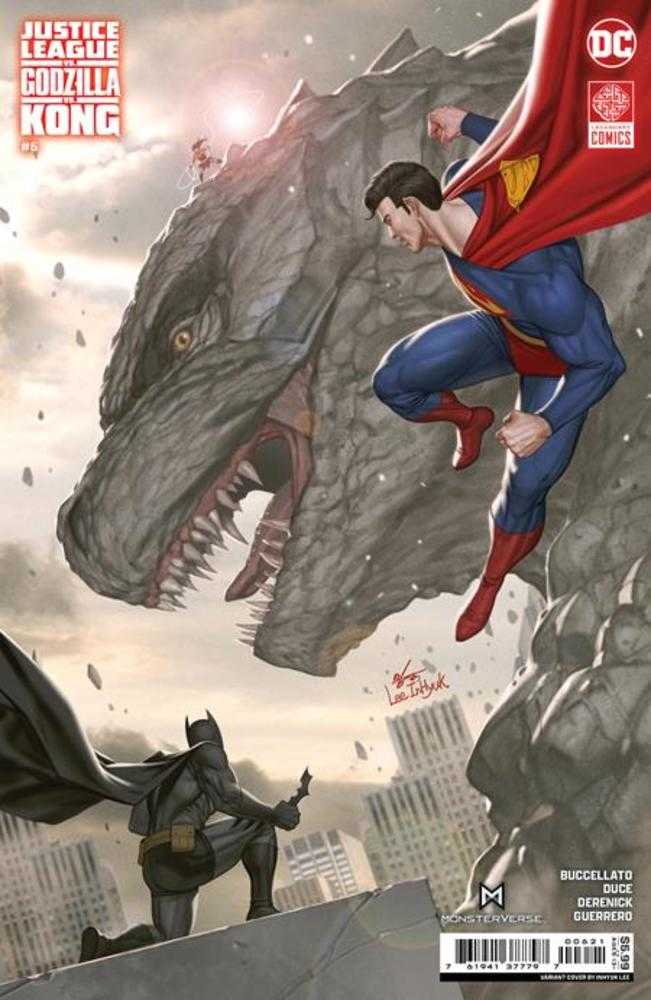 Justice League vs Godzilla vs Kong #6 (Of 7) Cover B Inhyuk Lee Card Stock Variant