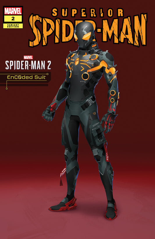 Superior Spider-Man 2 Encoded Suit Marvel'S Spider-Man 2 Variant